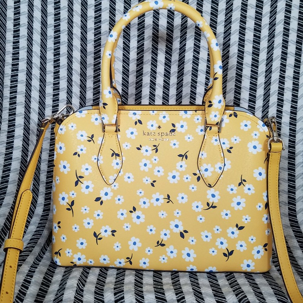 Darcy Fleurette Kate Spade Small Satchel Floral - Picture 2 of 12